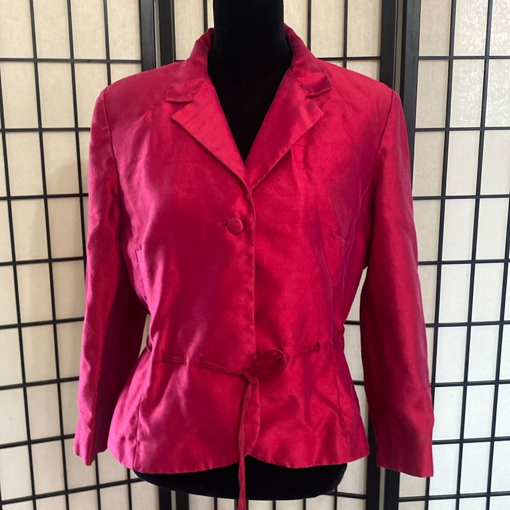 Kay Unger NY Blazer 14Sz Magenta Color Cocktail Dressy barely worn